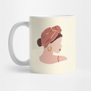 Decorative Modern Minimalistic Illustration Mug